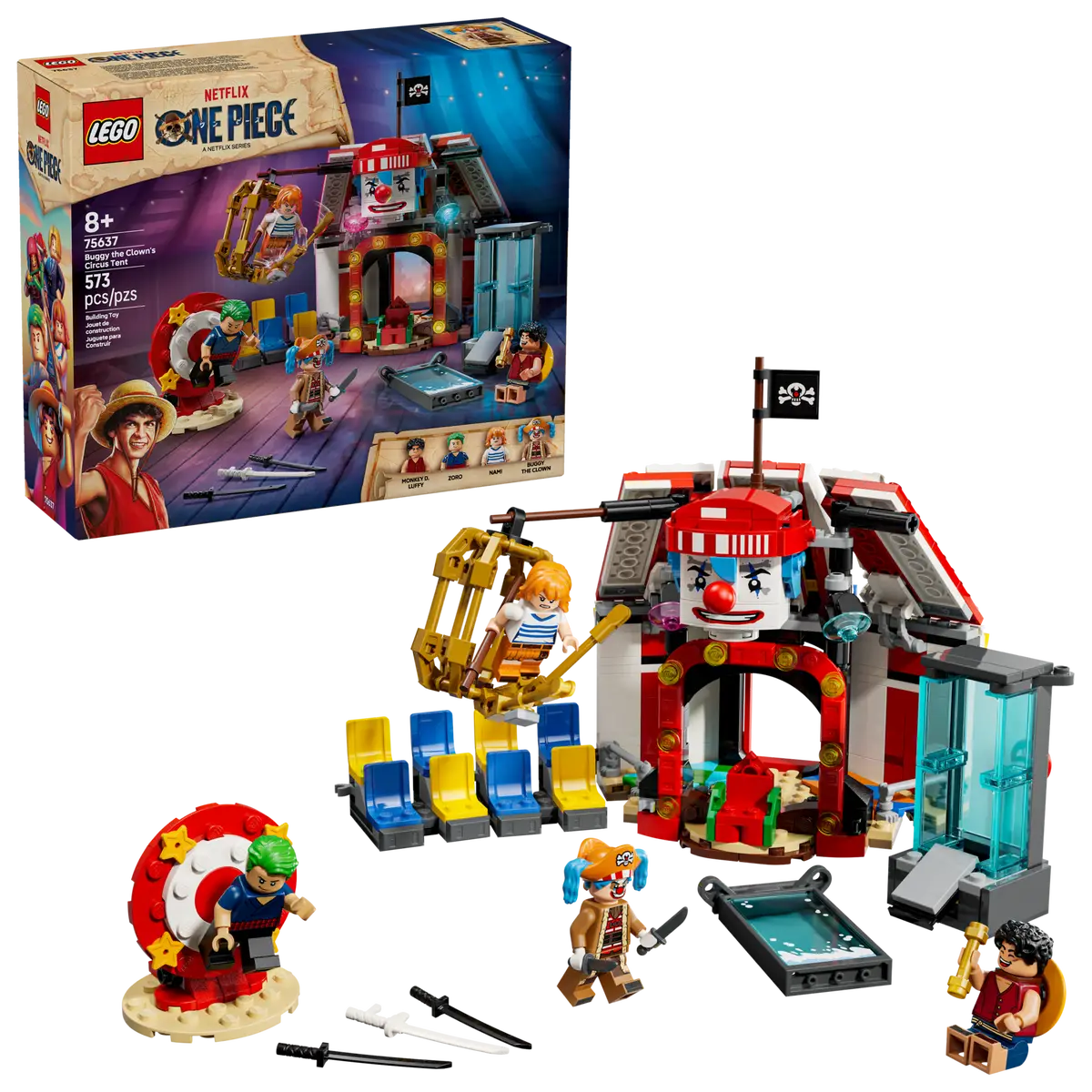 Lego One Piece - Carpa de Circo de Buggy El Payaso (75637)